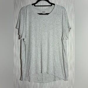 Athleta Light Gray Short Sleeve Tee